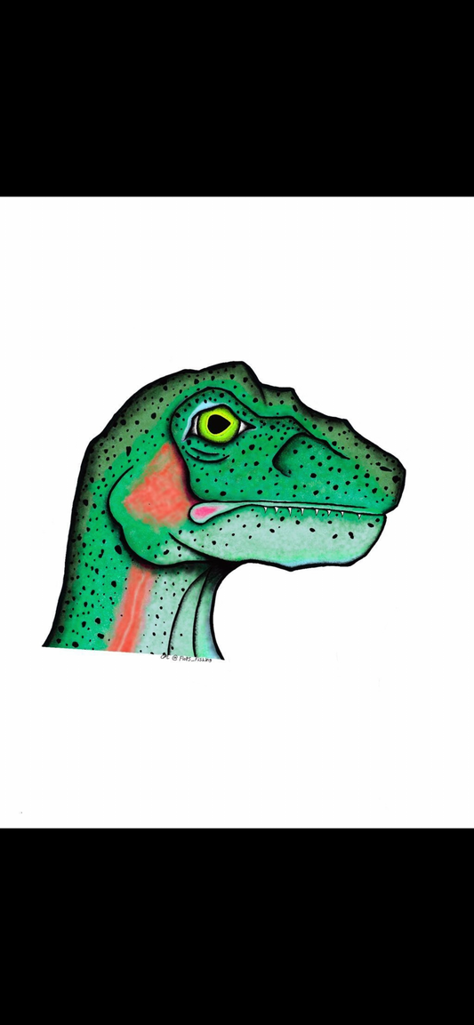 Velociraptrout - Rainbow Trout (Sticker)
