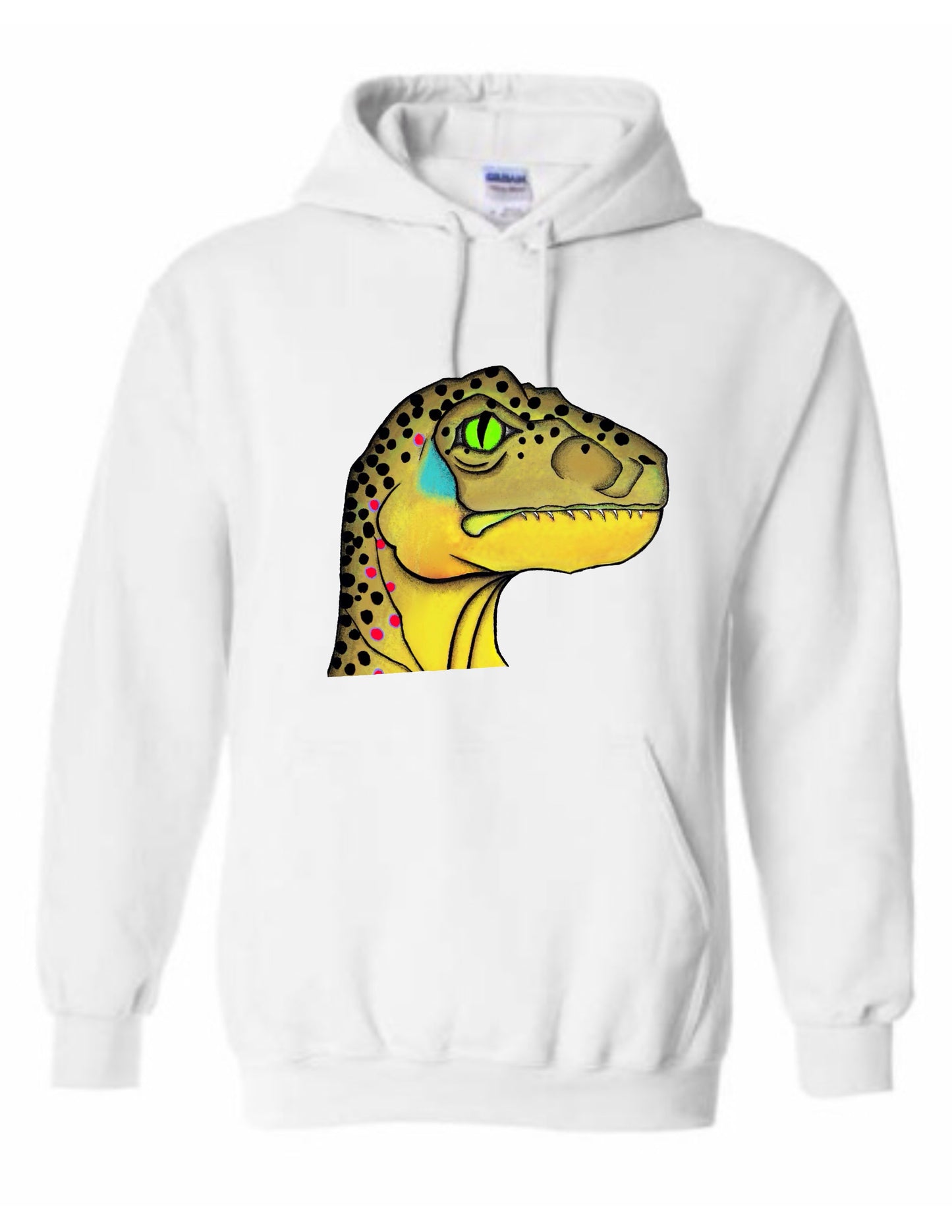 Velociraptrout Brown Trout Hoodie