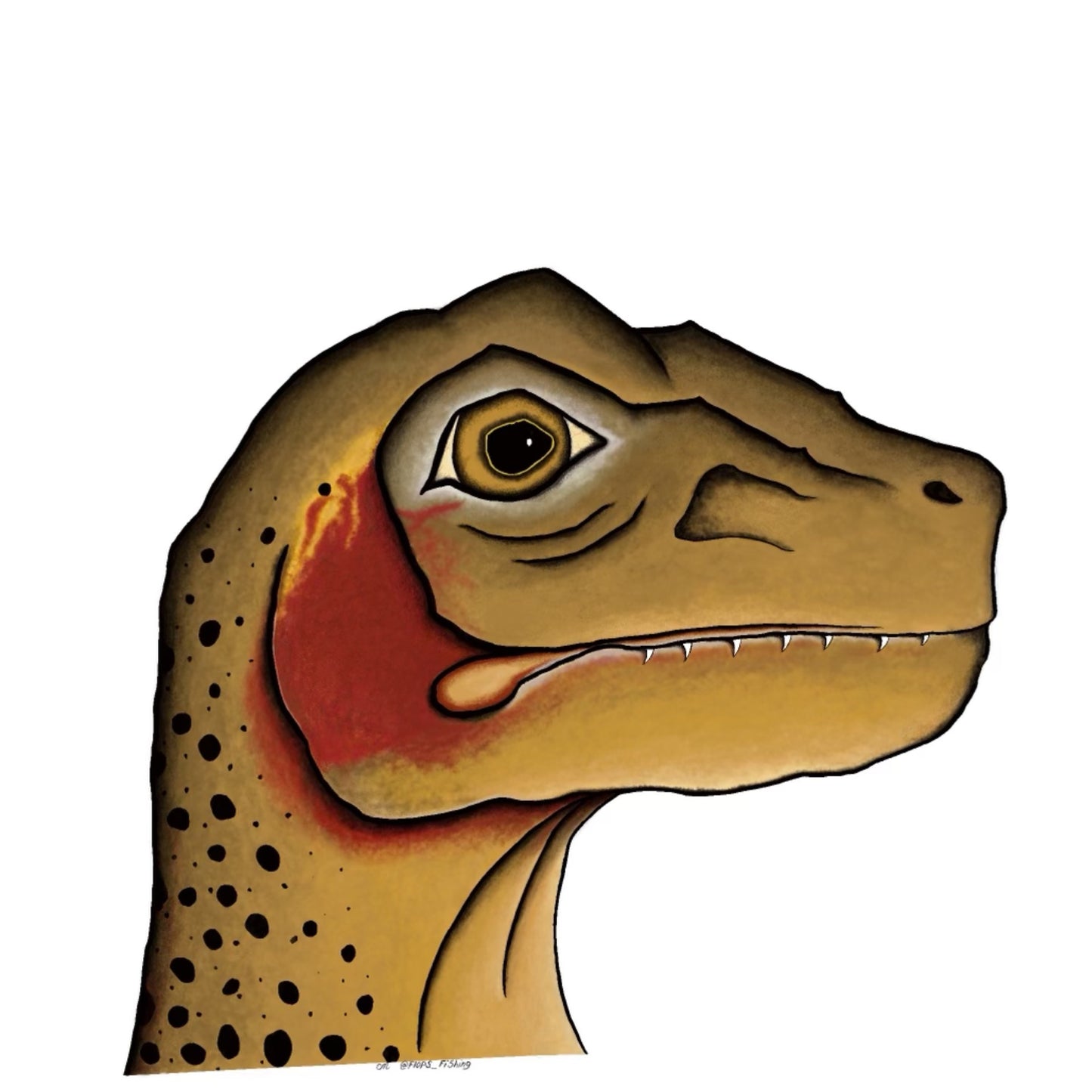 Velociraptrout - Cutthroat Trout (Sticker)