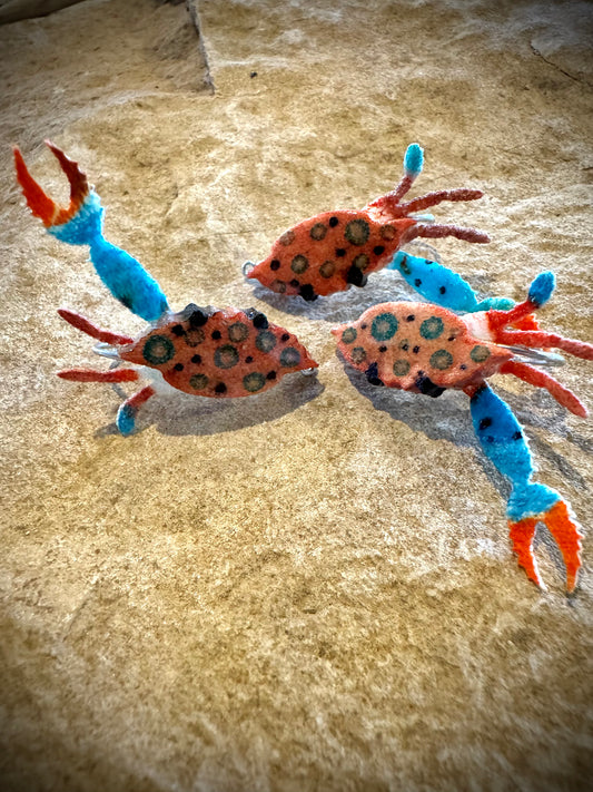 “Fly Skinz” Foam Crabs