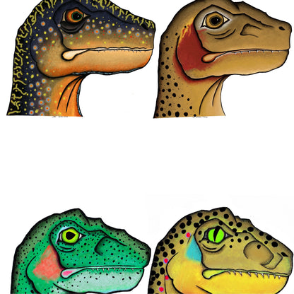 Velociraptrout - Colorado Trout Grand Slam Sticker Pack (4 pack)
